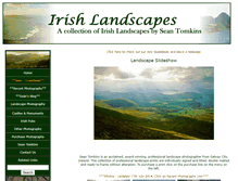 Tablet Screenshot of irishlandscapes.ie